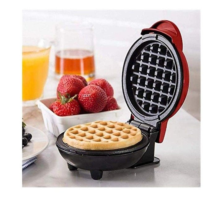 Mini Waffle Maker Breakfast Machine Non Stick Easy Clean.