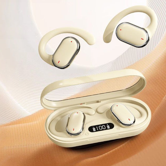 Headphones Wireless Earphone Tws Painless Wear No Pain Led Display Open-ear Bt 5.3 Earbuds