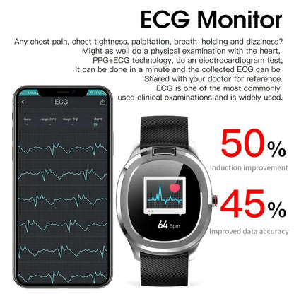 Imported Smart Watch with Blood Pressure and Body Temperature, Fitness Tracker.