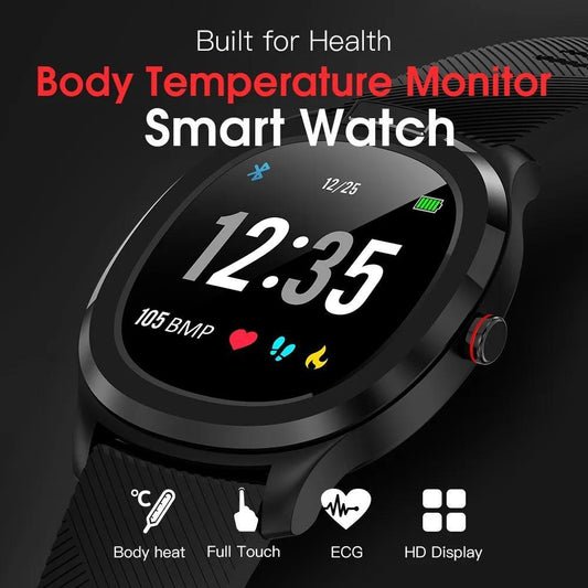 Imported Smart Watch with Blood Pressure and Body Temperature, Fitness Tracker.