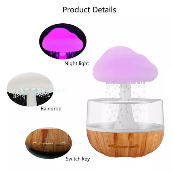 Rain Cloud Humidifier Relax Aromatherapy Lamp