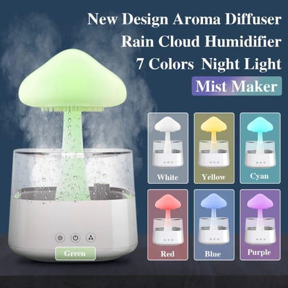 Rain Cloud Humidifier Relax Aromatherapy Lamp