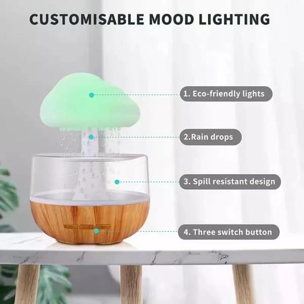 Rain Cloud Humidifier Relax Aromatherapy Lamp