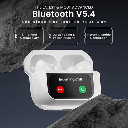 Imported ANC Wireless Earbuds with Touch Screen Display.