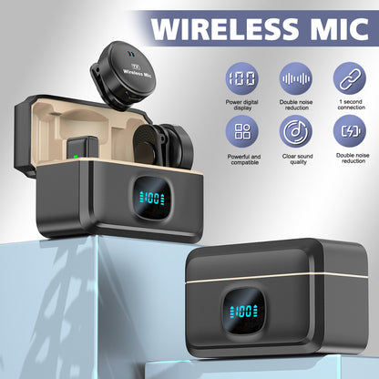 Wireless Microphone / Wireless Microphone Video Recording Microphone For Streaming.