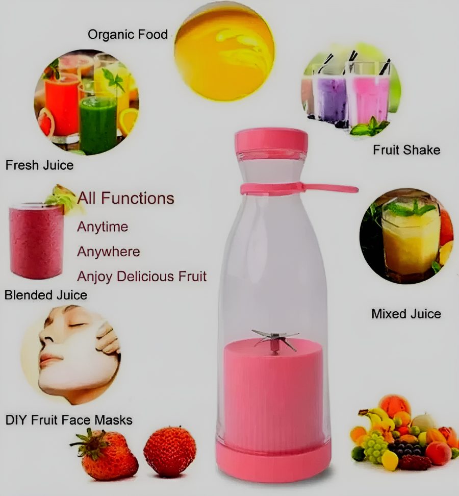 Portable Electric Juicer USB Charging Fruit Mixers Smoothie Bullet Blender