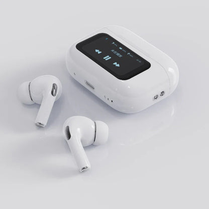 Imported ANC Wireless Earbuds with Touch Screen Display.