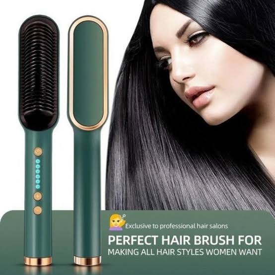 Electric Professional Hair Straightening Brush