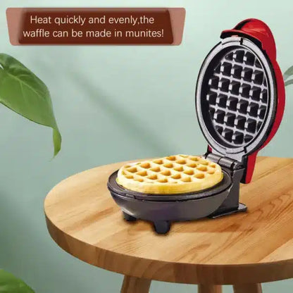 Mini Waffle Maker Breakfast Machine Non Stick Easy Clean.